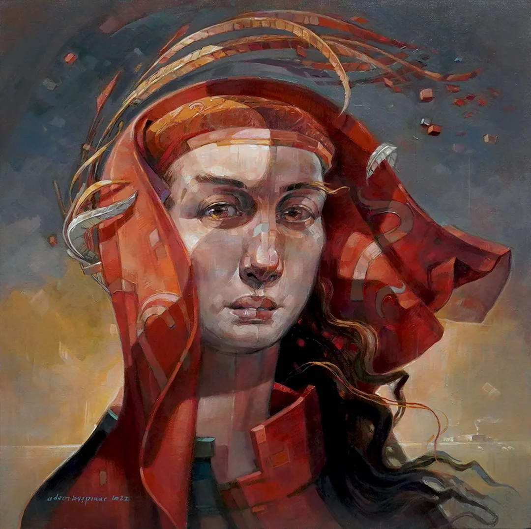 yakınlaştır "Nihan" eseri ADEM BAŞPINAR tarafından 60x60 cm ölçülerinde Tuval üzeri akrilik boya tekniği ile yapılmıştır.