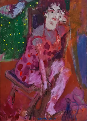 "İsimsiz" eseri ADİL SALİH tarafından 2010 yılında 70x50 cm ölçülerinde Tuval üzeri yağlı boya tekniği ile yapılmıştır.