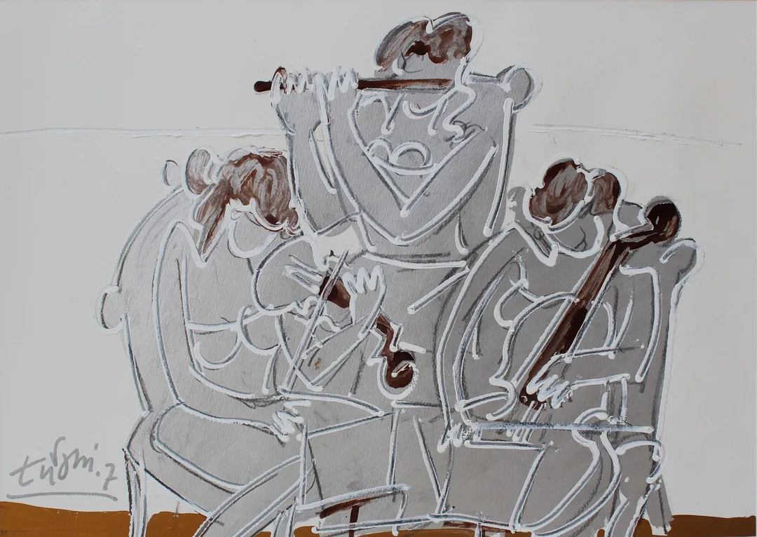 "İsimsiz" eseri ADNAN TURANİ tarafından 2007 yılında 50x70 cm ölçülerinde Kağıt üzeri karışık teknik tekniği ile yapılmıştır.