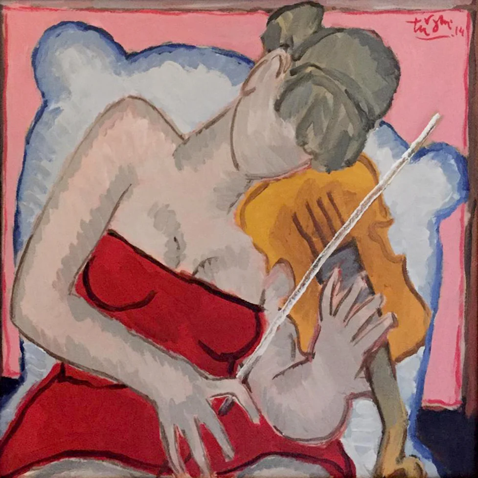 yakınlaştır "İsimsiz" eseri ADNAN TURANİ tarafından 2014 yılında 40x40 cm ölçülerinde Tuval üzeri yağlı boya tekniği ile yapılmıştır.