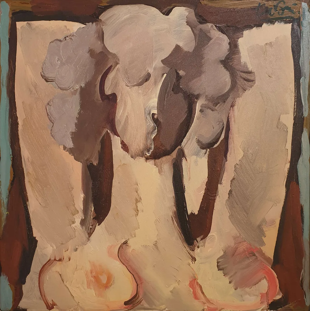 "İsimsiz" eseri ADNAN TURANİ tarafından 50x50 cm ölçülerinde Tuval üzeri yağlı boya tekniği ile yapılmıştır.