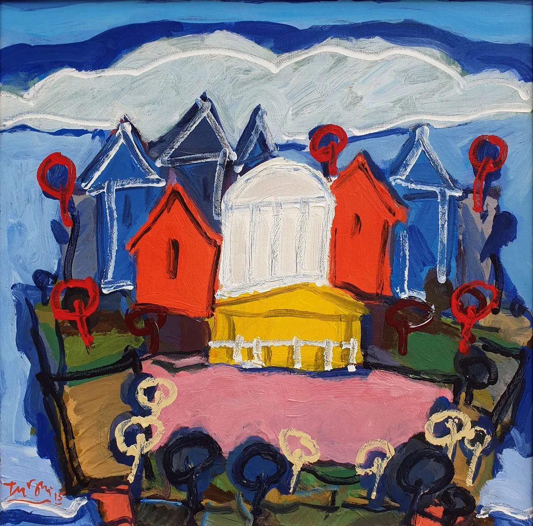 yakınlaştır "Marmaris Serisi" eseri ADNAN TURANİ tarafından 2015 yılında 40x40 cm ölçülerinde Tuval üzeri yağlı boya tekniği ile yapılmıştır.