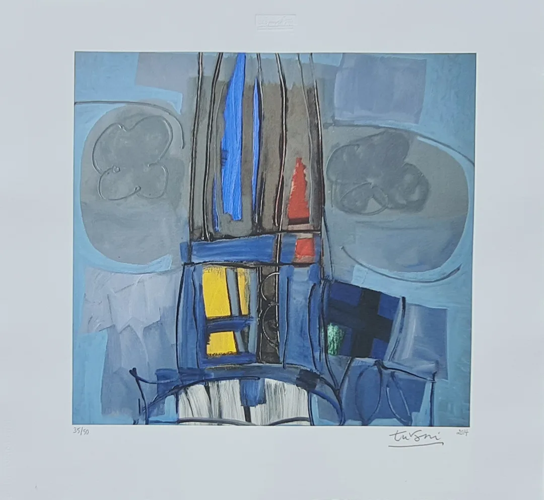 "İsimsiz" eseri ADNAN TURANİ tarafından 2014 yılında 72x78 cm ölçülerinde Dijital Özgün Baskı tekniği ile yapılmıştır.