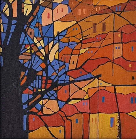 "İsimsiz" eseri AHMET DALKIRAN tarafından 20x20 cm ölçülerinde Tuval üzeri akrilik boya tekniği ile yapılmıştır.