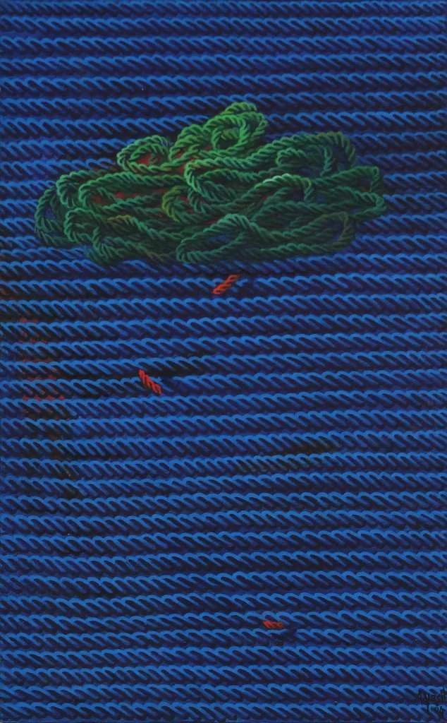 "İsimsiz" eseri AHMET YEŞİL tarafından 2005 yılında 80x50 cm ölçülerinde Tuval üzeri yağlı boya tekniği ile yapılmıştır.