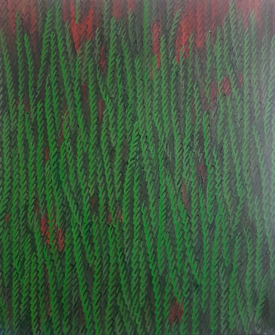 yakınlaştır "İsimsiz" eseri AHMET YEŞİL tarafından 60x50 cm ölçülerinde Tuval üzeri yağlı boya tekniği ile yapılmıştır.