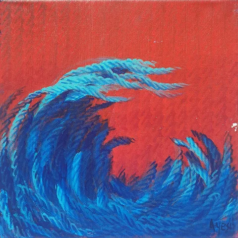 "İsimsiz" eseri AHMET YEŞİL tarafından 2017 yılında 25x25 cm ölçülerinde Tuval üzeri yağlı boya tekniği ile yapılmıştır.