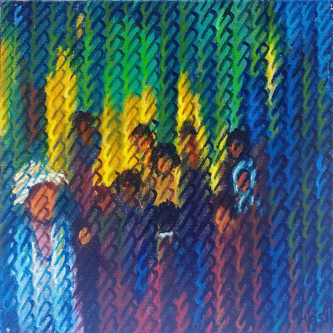 AHMET YEŞİL — “İsimsiz”, 2017 "İsimsiz" eseri AHMET YEŞİL tarafından 2017 yılında 25x25 cm ölçülerinde Tuval üzeri yağlı boya tekniği ile yapılmıştır.