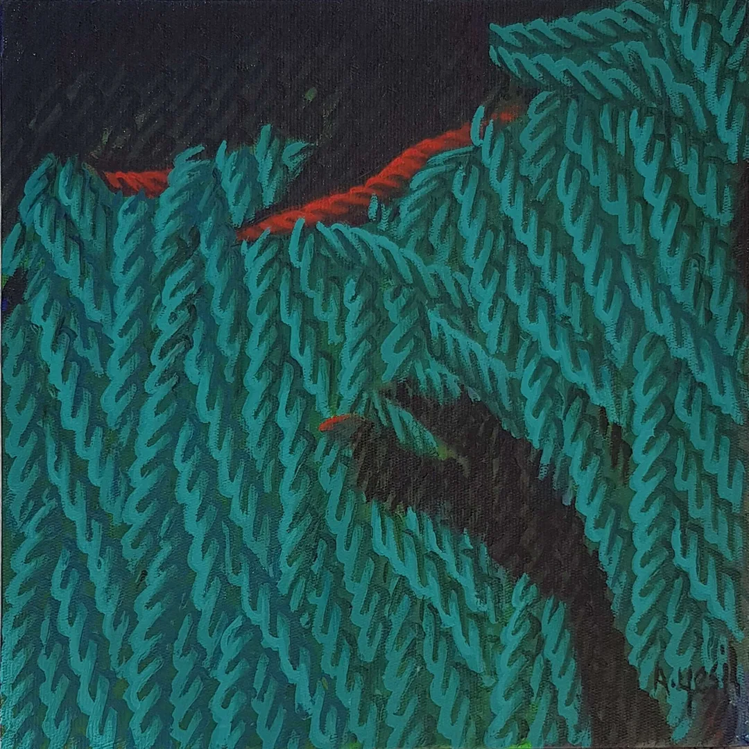yakınlaştır "İsimsiz" eseri AHMET YEŞİL tarafından 25x25 cm ölçülerinde Tuval üzeri yağlı boya tekniği ile yapılmıştır.