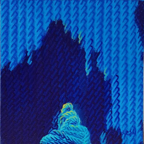 AHMET YEŞİL — “İsimsiz”, 2017 "İsimsiz" eseri AHMET YEŞİL tarafından 2017 yılında 25x25 cm ölçülerinde Tuval üzeri yağlı boya tekniği ile yapılmıştır.