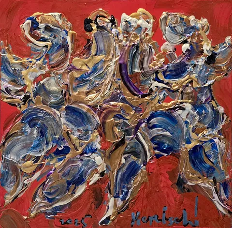 ALİ HERİSCHİ — “İsimsiz”, 2025 "İsimsiz" eseri ALİ HERİSCHİ tarafından 2025 yılında 40x40 cm ölçülerinde Tuval üzeri yağlı boya tekniği ile yapılmıştır.