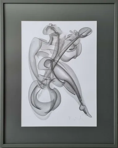 ALİ HERİSCHİ — “İsimsiz”, 2023 "İsimsiz" eseri ALİ HERİSCHİ tarafından 2023 yılında 40x28 cm ölçülerinde Kağıt üzeri yağlı füzen tekniği ile yapılmıştır.