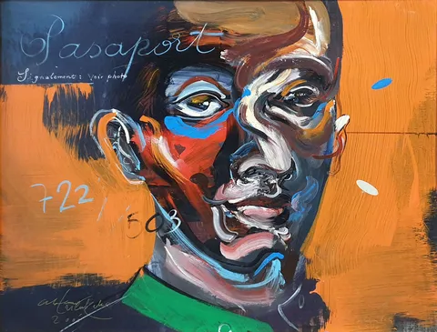 "İsimsiz" eseri ALP TAMER ULUKILIÇ tarafından 2000 yılında 40x50 cm ölçülerinde Karton üzeri yağlı boya tekniği ile yapılmıştır.