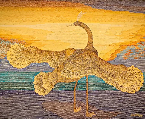 "Turnalar" eseri ATAÇ ELALMIŞ tarafından 2025 yılında 100x80 cm ölçülerinde Tuval üzeri yağlı boya tekniği ile yapılmıştır.