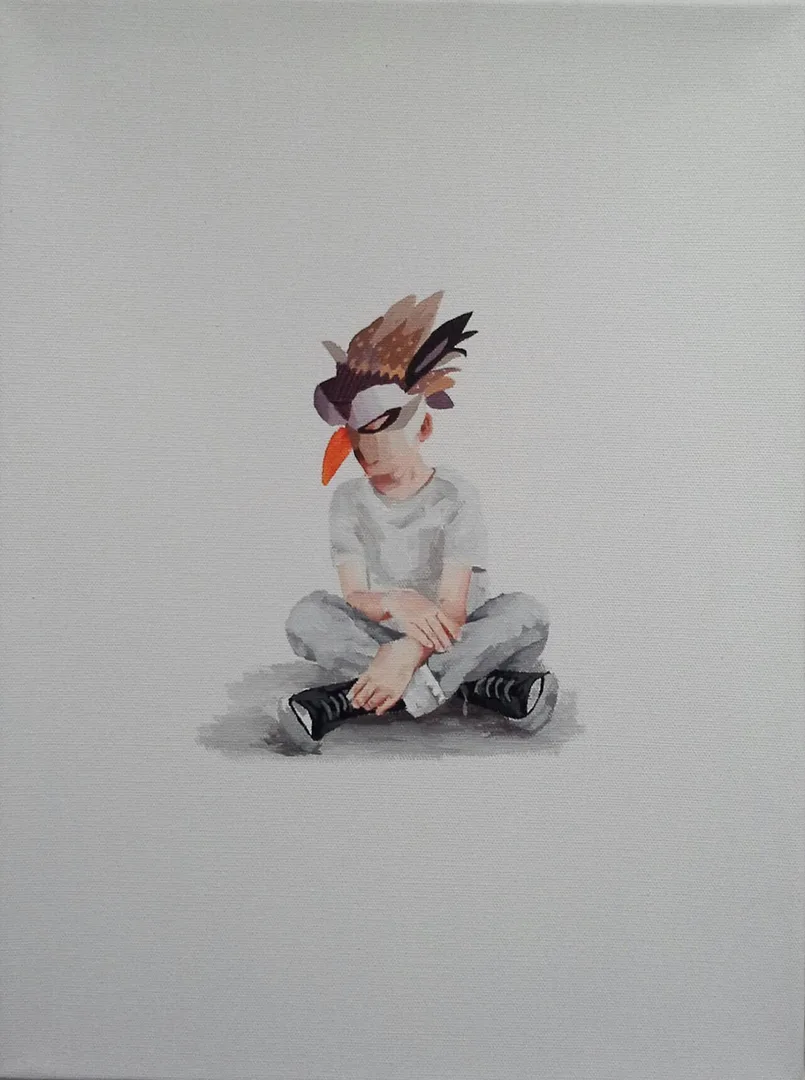 "İsimsiz" eseri AYŞE TOPÇUOĞULLARI tarafından 2015 yılında 40x30 cm ölçülerinde Tuval üzeri akrilik boya tekniği ile yapılmıştır.