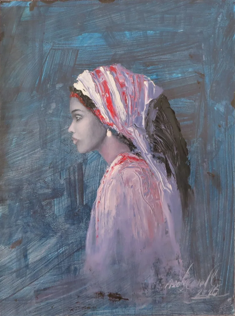 yakınlaştır "İsimsiz" eseri AZAT YEMAN tarafından 2016 yılında 40x30 cm ölçülerinde Duralit üzeri yağlı boya tekniği ile yapılmıştır.
