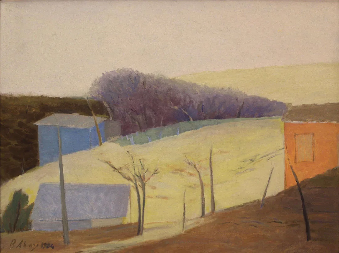 yakınlaştır "İsimsiz" eseri BAHATTİN AKAY tarafından 1984 yılında 45x61 cm ölçülerinde Tuval üzeri yağlı boya tekniği ile yapılmıştır.