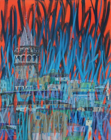 BAKİ BODUR — “İsimsiz”, 2013 "İsimsiz" eseri BAKİ BODUR tarafından 2013 yılında 92x73 cm ölçülerinde Tuval üzeri yağlı boya tekniği ile yapılmıştır.