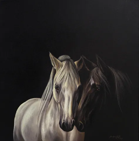 "İsimsiz" eseri BEHZAT FEYZULLAH tarafından 2015 yılında 40x40 cm ölçülerinde Tuval üzeri yağlı boya tekniği ile yapılmıştır.