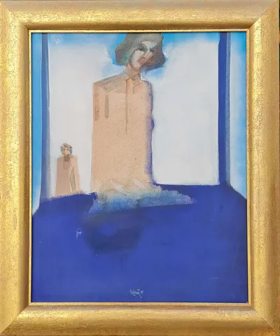 "İsimsiz" eseri BİHRAT MAVİTAN tarafından 1995 yılında 50x40 cm ölçülerinde Tuval üzeri yağlı boya tekniği ile yapılmıştır.