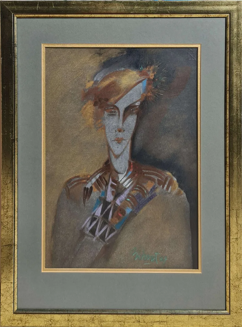 "İsimsiz" eseri BİHRAT MAVİTAN tarafından 1987 yılında 39x28 cm ölçülerinde Kağıt üzeri yağlı boya tekniği ile yapılmıştır.