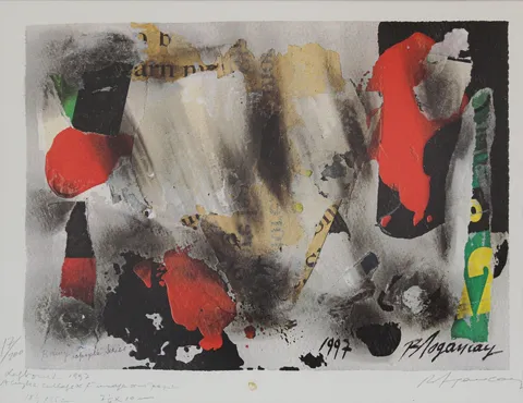 "İsimsiz" eseri BURHAN DOĞANÇAY tarafından 22x29 cm ölçülerinde Baskı tekniği ile yapılmıştır.