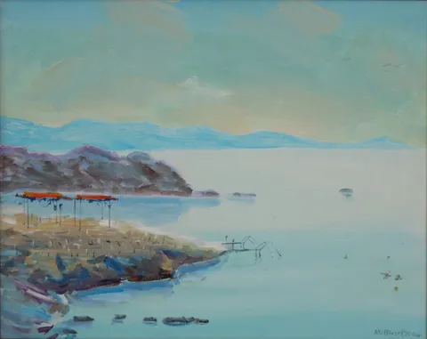 "İsimsiz" eseri CELAL BİNZET tarafından 2004 yılında 40x50 cm ölçülerinde Tuval üzeri yağlı boya tekniği ile yapılmıştır.