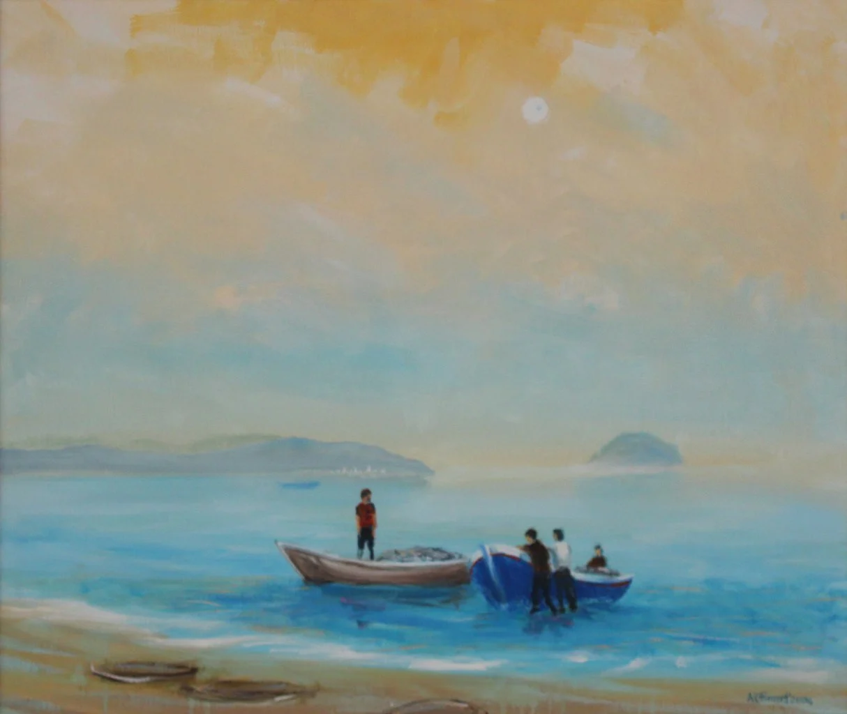 "İsimsiz" eseri CELAL BİNZET tarafından 2004 yılında 50x60 cm ölçülerinde Tuval üzeri yağlı boya tekniği ile yapılmıştır.