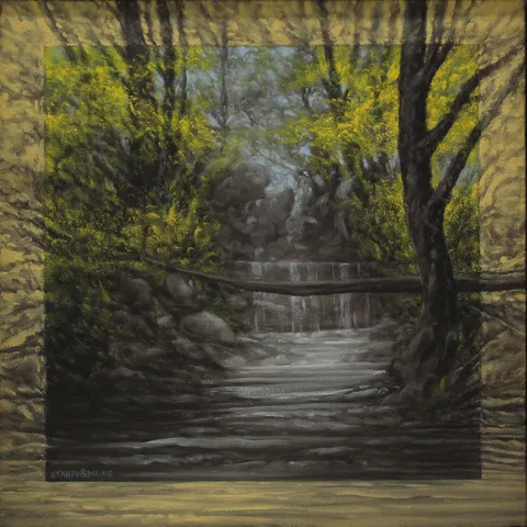 "Pencere III" eseri CELALETTİN TANDOĞDU tarafından 2005 yılında 40x40 cm ölçülerinde Tuval üzeri yağlı boya tekniği ile yapılmıştır.