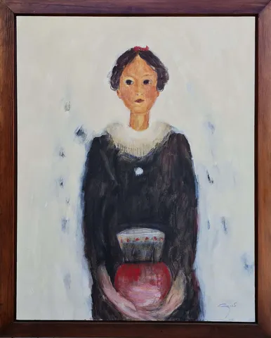 CENGİZ SAVAŞ — “İsimsiz”, 2007 "İsimsiz" eseri CENGİZ SAVAŞ tarafından 2007 yılında 100x80 cm ölçülerinde Tuval üzeri yağlı boya tekniği ile yapılmıştır.