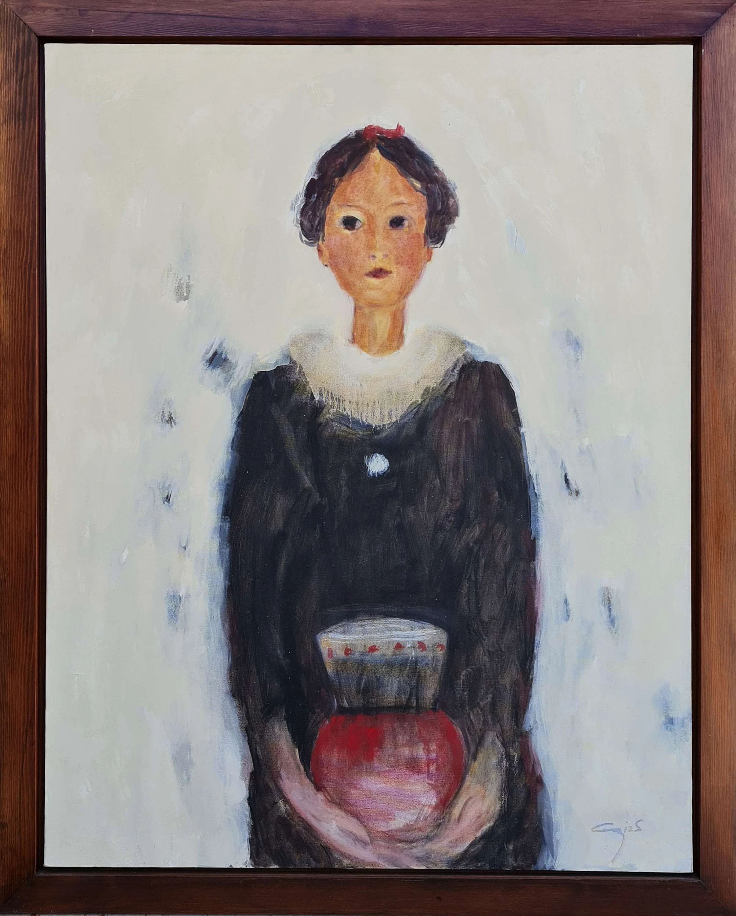 "İsimsiz" eseri CENGİZ SAVAŞ tarafından 2007 yılında 100x80 cm ölçülerinde Tuval üzeri yağlı boya tekniği ile yapılmıştır.