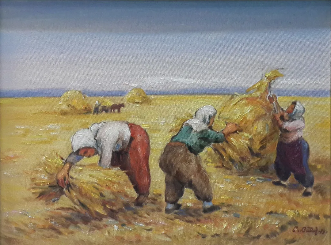 "İsimsiz" eseri CEVDET BATUR tarafından 1998 yılında 30x40 cm ölçülerinde Tuval üzeri yağlı boya tekniği ile yapılmıştır.