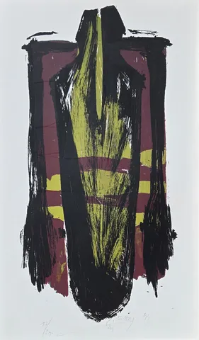 CEZMİ ORHON — “İsimsiz”, 1994 "İsimsiz" eseri CEZMİ ORHON tarafından 1994 yılında 46x33 cm ölçülerinde Serigrafi tekniği ile yapılmıştır.