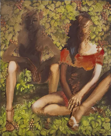 "İsimsiz" eseri ÇİĞDEM BUÇAK tarafından 2004 yılında 110x90 cm ölçülerinde Tuval üzeri yağlı boya tekniği ile yapılmıştır.