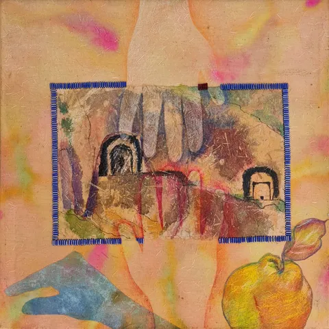 "İsimsiz" eseri DEBORAH SEMEL DEMİRTAŞ tarafından 40x40 cm ölçülerinde Kağıt üzeri karışık teknik tekniği ile yapılmıştır.