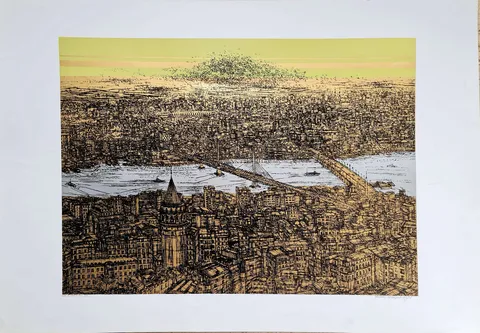 DEVRİM ERBİL — “İsimsiz” "İsimsiz" eseri DEVRİM ERBİL tarafından 70x100 cm ölçülerinde Baskı tekniği ile yapılmıştır.