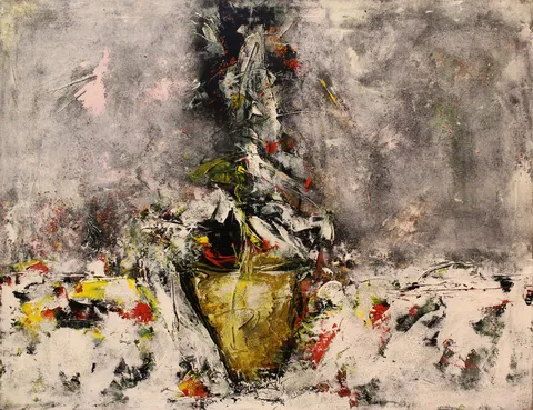 EKREM KADAK — “İsimsiz”, 2009 "İsimsiz" eseri EKREM KADAK tarafından 2009 yılında 89x116 cm ölçülerinde Tuval üzeri yağlı boya tekniği ile yapılmıştır.