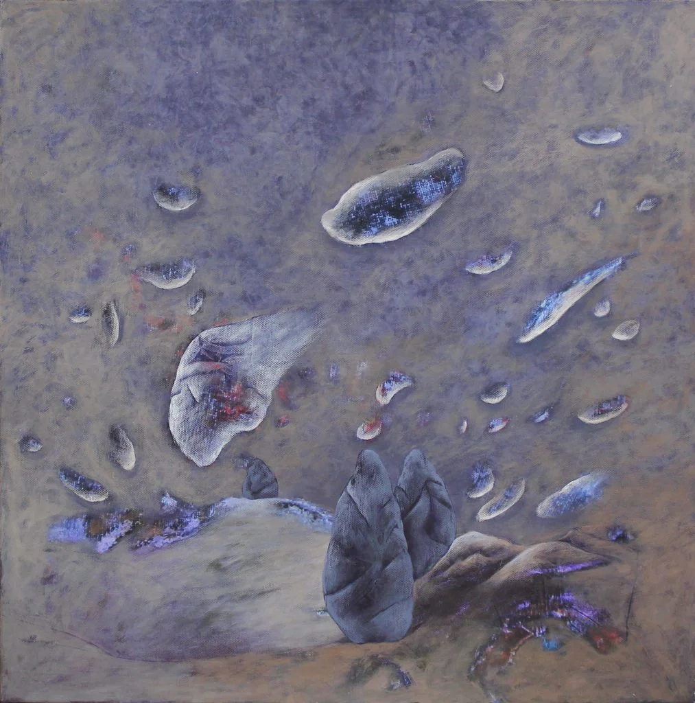 "İsimsiz" eseri EKREM KADAK tarafından 2002 yılında 50x50 cm ölçülerinde Tuval üzeri yağlı boya tekniği ile yapılmıştır.