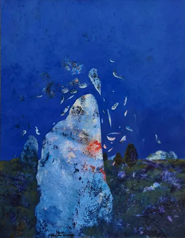 EKREM KADAK — “İsimsiz”, 2008 "İsimsiz" eseri EKREM KADAK tarafından 2008 yılında 100x80 cm ölçülerinde Tuval üzeri yağlı boya tekniği ile yapılmıştır.
