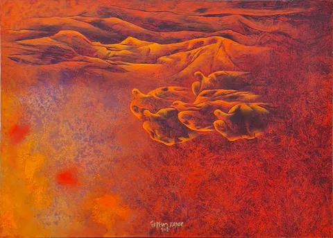 EKREM KADAK — “İsimsiz”, 2008 "İsimsiz" eseri EKREM KADAK tarafından 2008 yılında 50x70 cm ölçülerinde Tuval üzeri yağlı boya tekniği ile yapılmıştır.