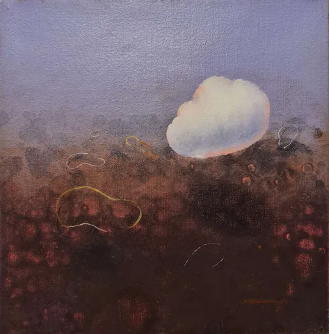 "İsimsiz" eseri EKREM KAHRAMAN tarafından 2013 yılında 30x30 cm ölçülerinde Tuval üzeri yağlı boya tekniği ile yapılmıştır.
