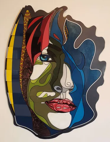 EMRE LÜLE — “İsimsiz”, 2016 "İsimsiz" eseri EMRE LÜLE tarafından 2016 yılında 118x89 cm ölçülerinde Poliplastik tekniği ile yapılmıştır.