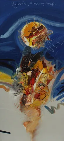ENİS AKTAŞ — “İsimsiz” "İsimsiz" eseri ENİS AKTAŞ tarafından 75x35 cm ölçülerinde Tuval üzeri yağlı boya tekniği ile yapılmıştır.