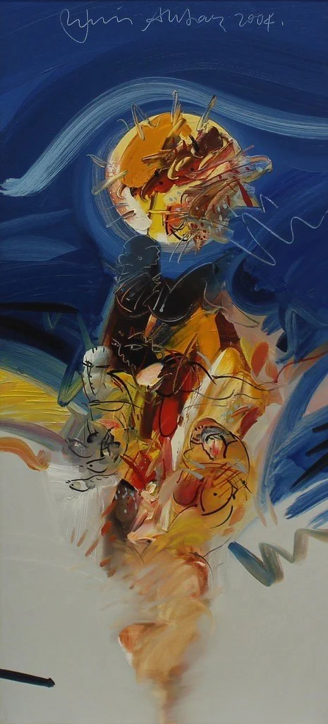"İsimsiz" eseri ENİS AKTAŞ tarafından 75x35 cm ölçülerinde Tuval üzeri yağlı boya tekniği ile yapılmıştır.