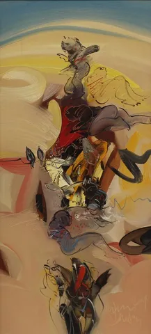 ENİS AKTAŞ — “İsimsiz”, 2004 "İsimsiz" eseri ENİS AKTAŞ tarafından 2004 yılında 75x35 cm ölçülerinde Tuval üzeri yağlı boya tekniği ile yapılmıştır.