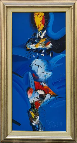 ENİS AKTAŞ — “İsimsiz”, 2004 "İsimsiz" eseri ENİS AKTAŞ tarafından 2004 yılında 75x35 cm ölçülerinde Tuval üzeri yağlı boya tekniği ile yapılmıştır.