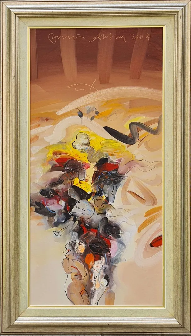 yakınlaştır "İsimsiz" eseri ENİS AKTAŞ tarafından 2004 yılında 75x35 cm ölçülerinde Tuval üzeri yağlı boya tekniği ile yapılmıştır.