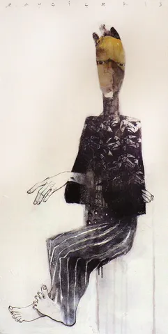 "Kilit" eseri ERCAN AYÇİÇEK tarafından 70x35 cm ölçülerinde Tuval üzeri yağlı boya tekniği ile yapılmıştır.