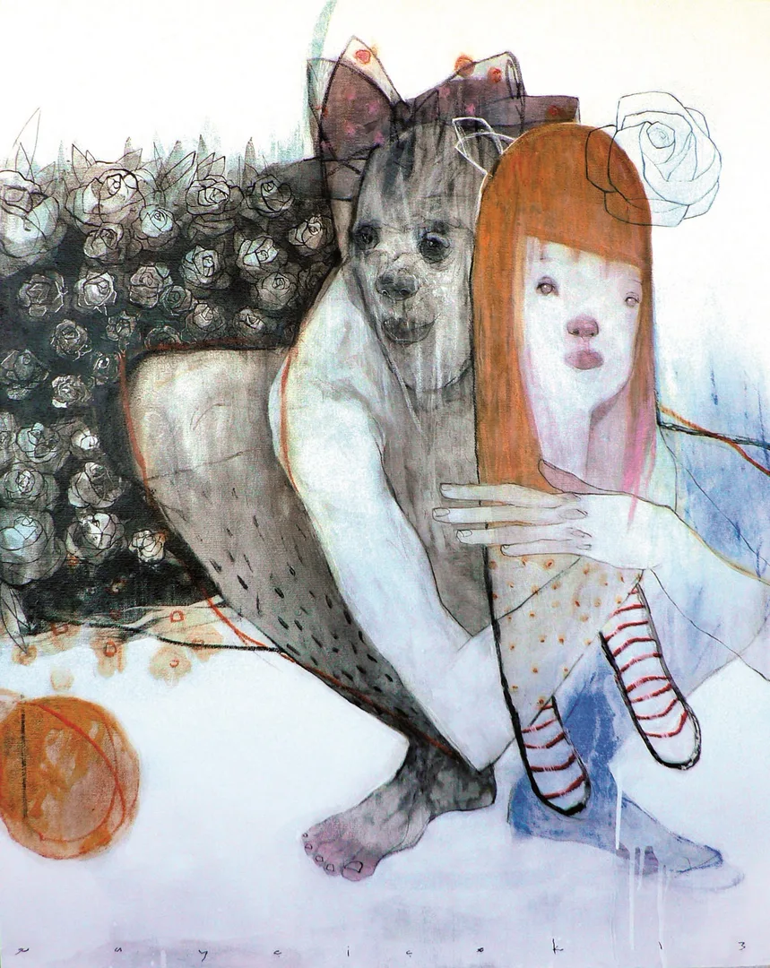 yakınlaştır "İsimsiz" eseri ERCAN AYÇİÇEK tarafından 2013 yılında 100x80 cm ölçülerinde Tuval üzeri yağlı boya tekniği ile yapılmıştır.