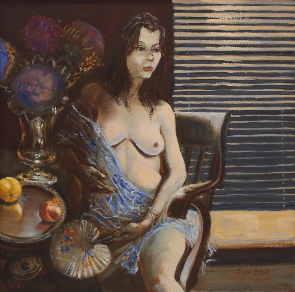 "İsimsiz" eseri EROL BATIRBEK tarafından 2003 yılında 71x70 cm ölçülerinde Tuval üzeri yağlı boya tekniği ile yapılmıştır.